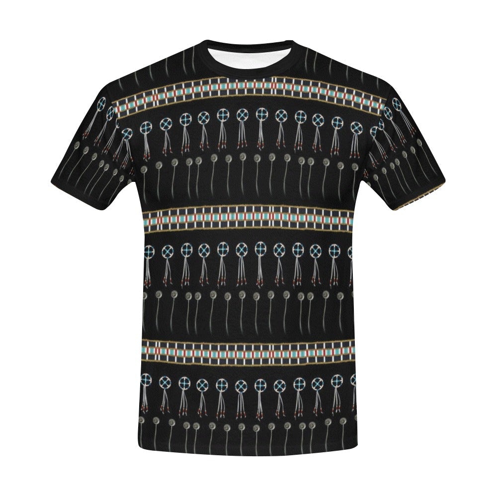 Beaded Bracelet All Over Print T-Shirt for Men (USA Size) (Model T40) All Over Print T-Shirt for Men (T40) e-joyer 