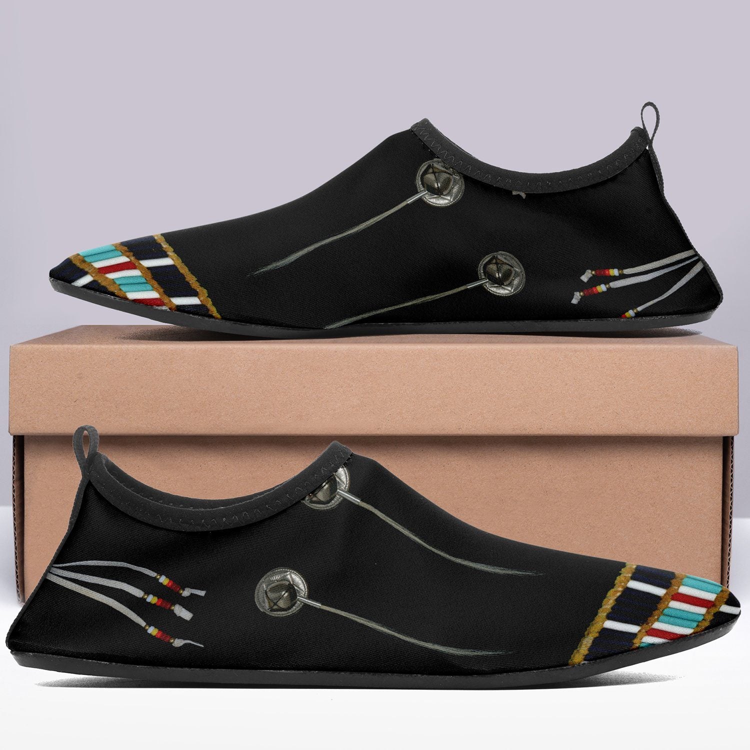 Beaded Bracelet Kid's Sockamoccs Slip On Shoes Herman 