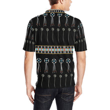 Load image into Gallery viewer, Beaded Bracelet Men&#39;s All Over Print Polo Shirt (Model T55) Men&#39;s Polo Shirt (Model T55) e-joyer 
