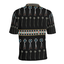 Load image into Gallery viewer, Beaded Bracelet Men&#39;s All Over Print Polo Shirt (Model T55) Men&#39;s Polo Shirt (Model T55) e-joyer 
