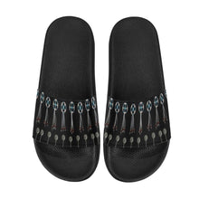 Load image into Gallery viewer, Beaded Bracelet Men&#39;s Slide Sandals (Model 057) sandals e-joyer 
