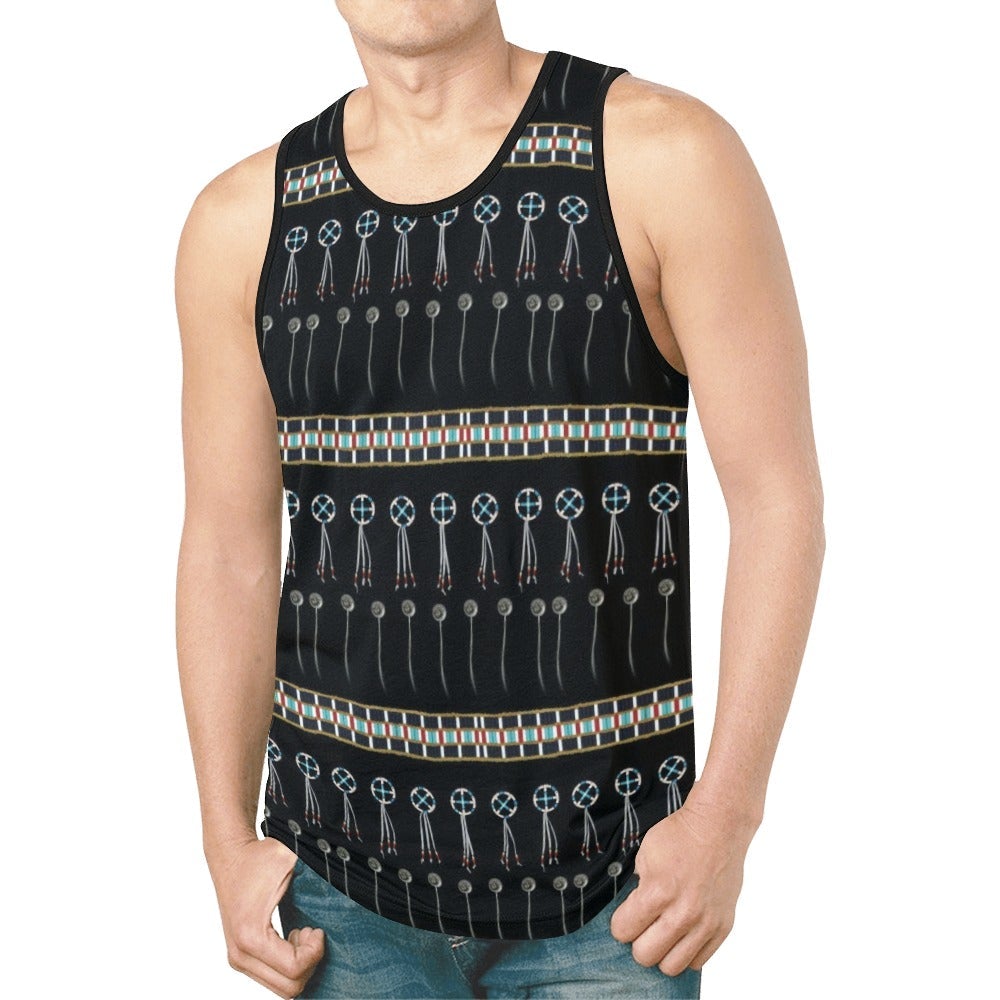 Beaded Bracelet New All Over Print Tank Top for Men (Model T46) tank top e-joyer 