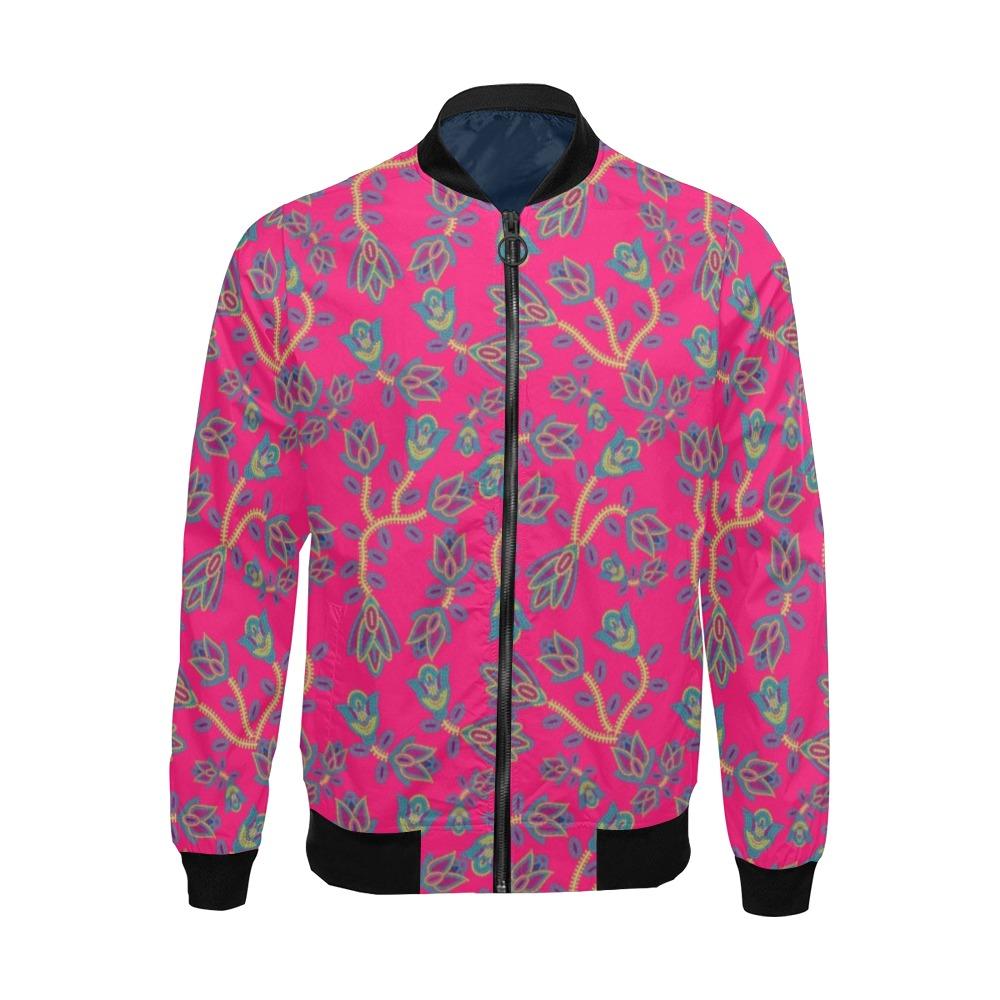 Beaded Lemonade All Over Print Bomber Jacket for Men (Model H19) Jacket e-joyer 