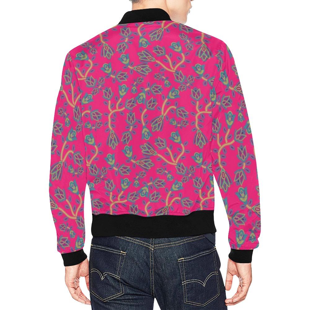 Beaded Lemonade All Over Print Bomber Jacket for Men (Model H19) Jacket e-joyer 