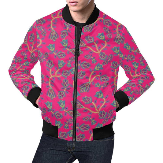 Beaded Lemonade All Over Print Bomber Jacket for Men (Model H19) Jacket e-joyer 