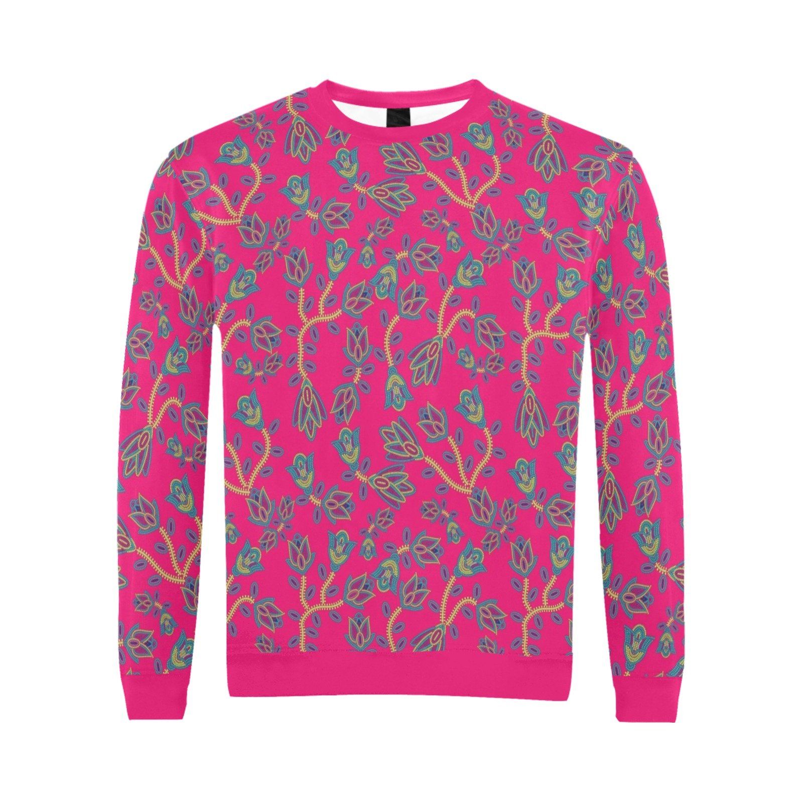 Beaded Lemonade All Over Print Crewneck Sweatshirt for Men (Model H18) shirt e-joyer 