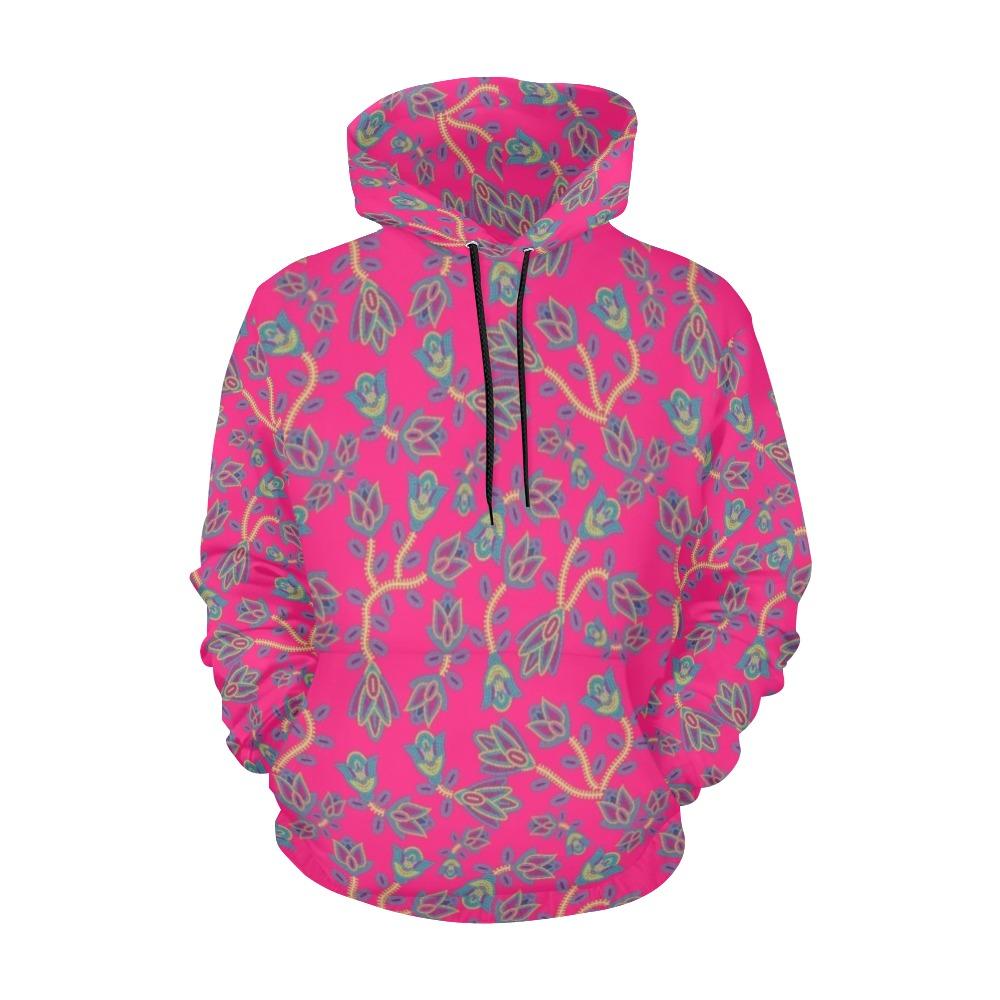 Beaded Lemonade All Over Print Hoodie for Women (USA Size) (Model H13) All Over Print Hoodie for Women (H13) e-joyer 
