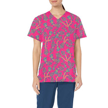 Load image into Gallery viewer, Beaded Lemonade All Over Print Scrub Top Scrub Top e-joyer 
