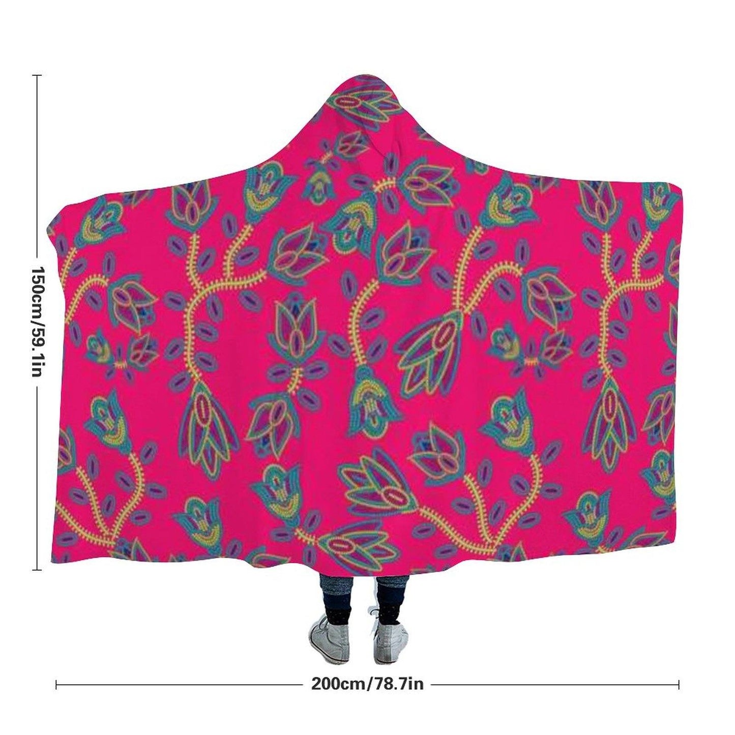 Beaded Lemonade Hooded Blanket blanket 49 Dzine 