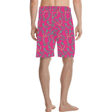 Load image into Gallery viewer, Beaded Lemonade Men&#39;s All Over Print Casual Shorts (Model L23) short e-joyer 
