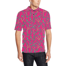 Load image into Gallery viewer, Beaded Lemonade Men&#39;s All Over Print Polo Shirt (Model T55) Men&#39;s Polo Shirt (Model T55) e-joyer 
