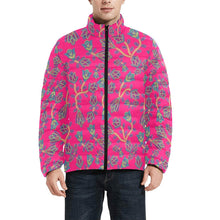 Load image into Gallery viewer, Beaded Lemonade Men&#39;s Stand Collar Padded Jacket (Model H41) Men&#39;s Stand Collar Padded Jacket (H41) e-joyer 
