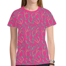 Load image into Gallery viewer, Beaded Lemonade New All Over Print T-shirt for Women (Model T45) tshirt e-joyer 
