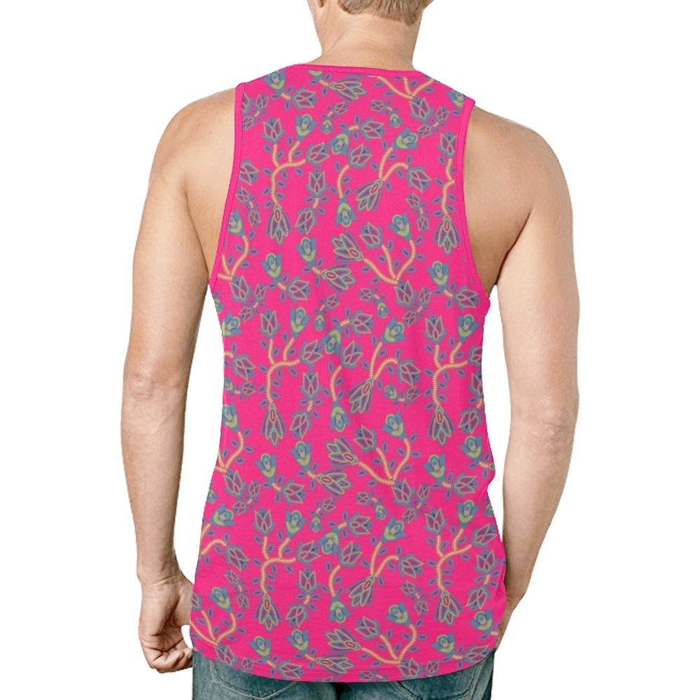 Beaded Lemonade New All Over Print Tank Top for Men (Model T46) New All Over Print Tank Top for Men (T46) e-joyer 