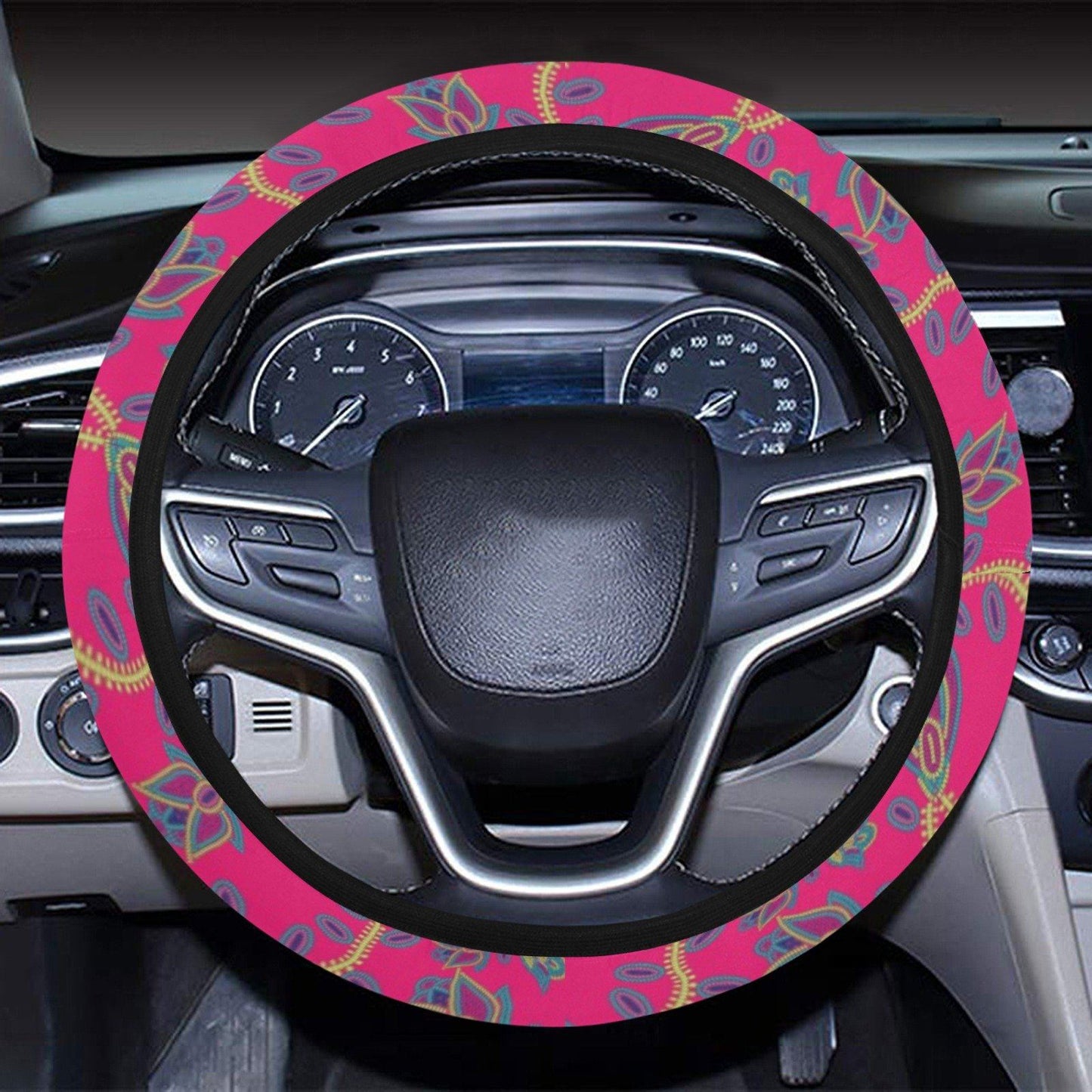 Beaded Lemonade Steering Wheel Cover with Elastic Edge Steering Wheel Cover with Elastic Edge e-joyer 