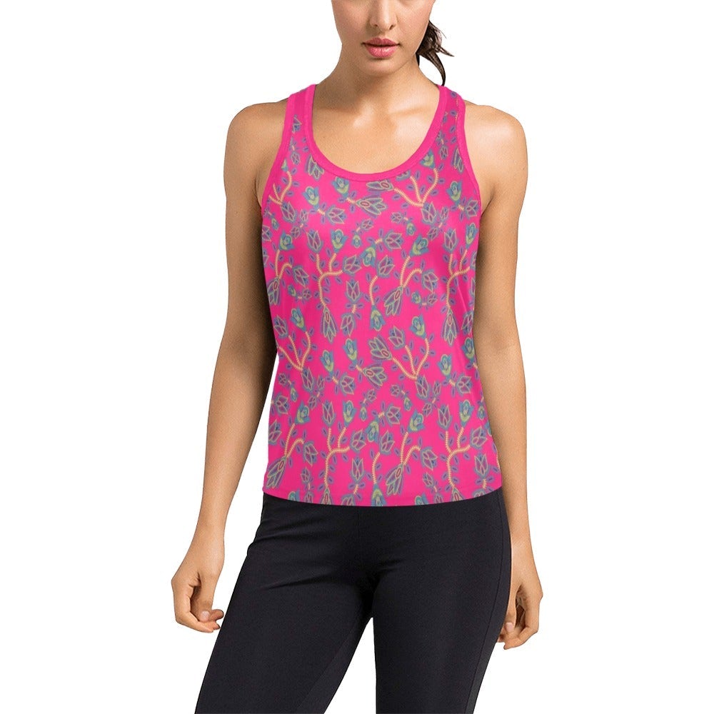 Beaded Lemonade Women's Racerback Tank Top (Model T60) Racerback Tank Top (T60) e-joyer 