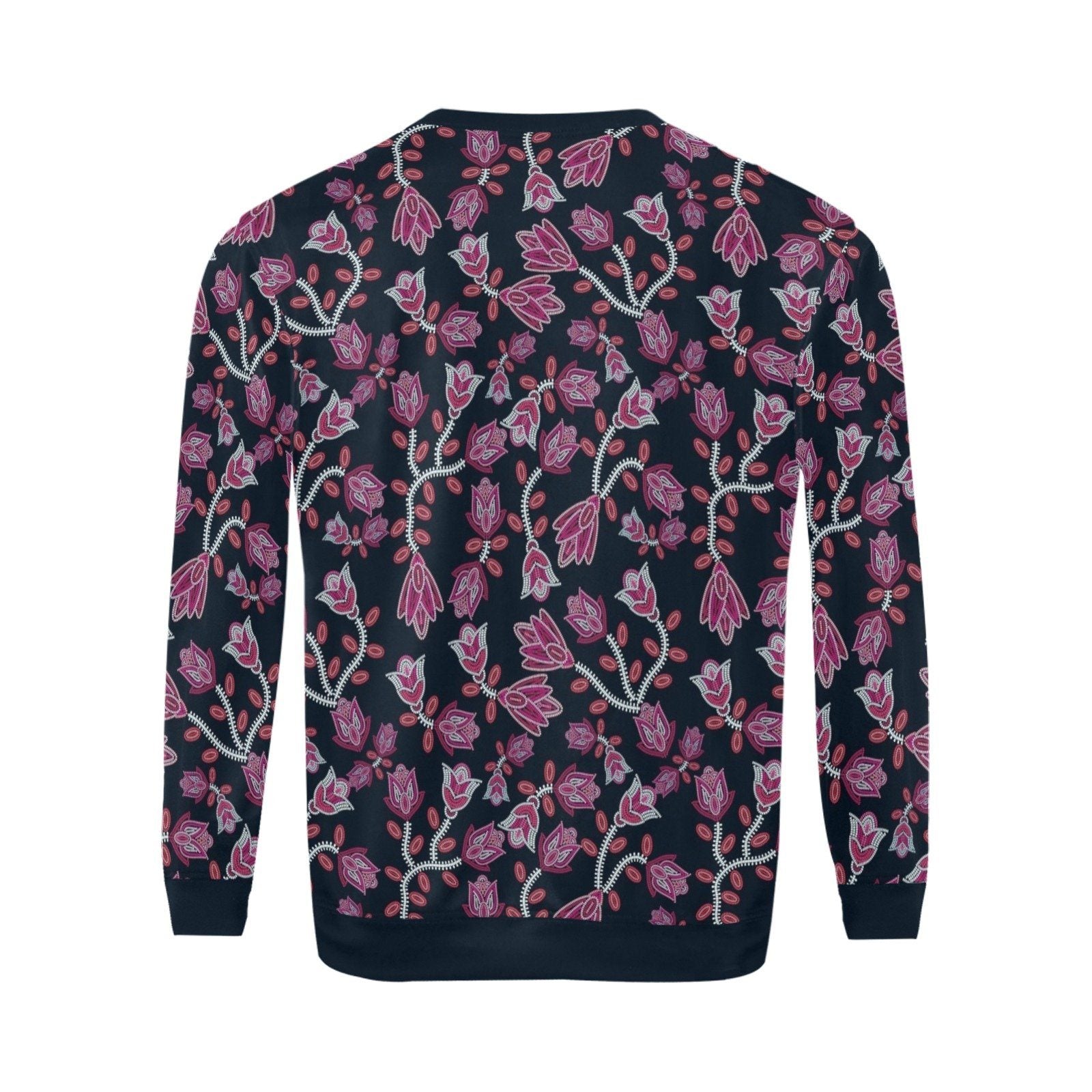Beaded Pink All Over Print Crewneck Sweatshirt for Men (Model H18) shirt e-joyer 