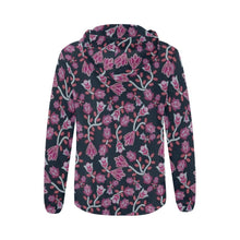 Load image into Gallery viewer, Beaded Pink All Over Print Full Zip Hoodie for Women (Model H14) All Over Print Full Zip Hoodie for Women (H14) e-joyer 
