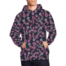 Load image into Gallery viewer, Beaded Pink All Over Print Hoodie for Men (USA Size) (Model H13) All Over Print Hoodie for Men (H13) e-joyer 
