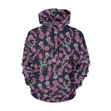 Load image into Gallery viewer, Beaded Pink All Over Print Hoodie for Women (USA Size) (Model H13) All Over Print Hoodie for Women (H13) e-joyer 
