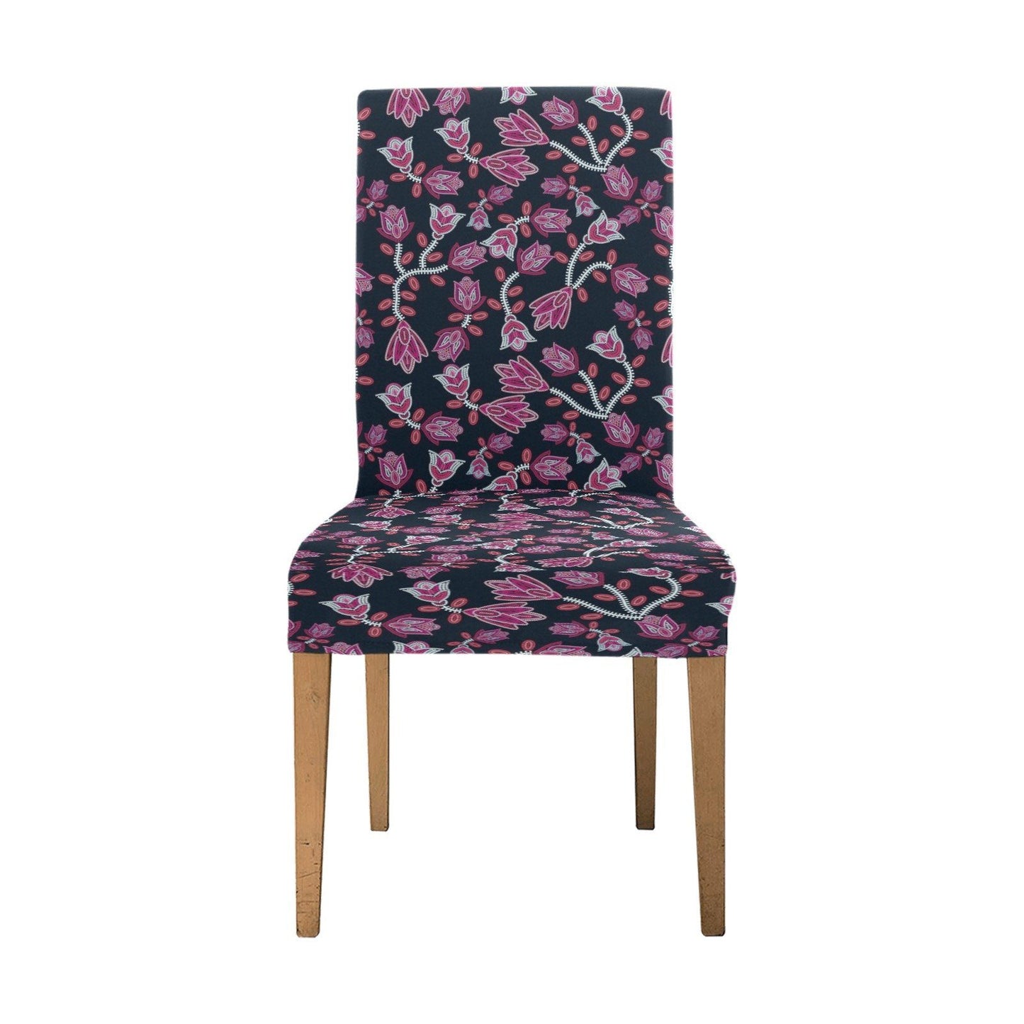 Beaded Pink Chair Cover (Pack of 4) Chair Cover (Pack of 4) e-joyer 