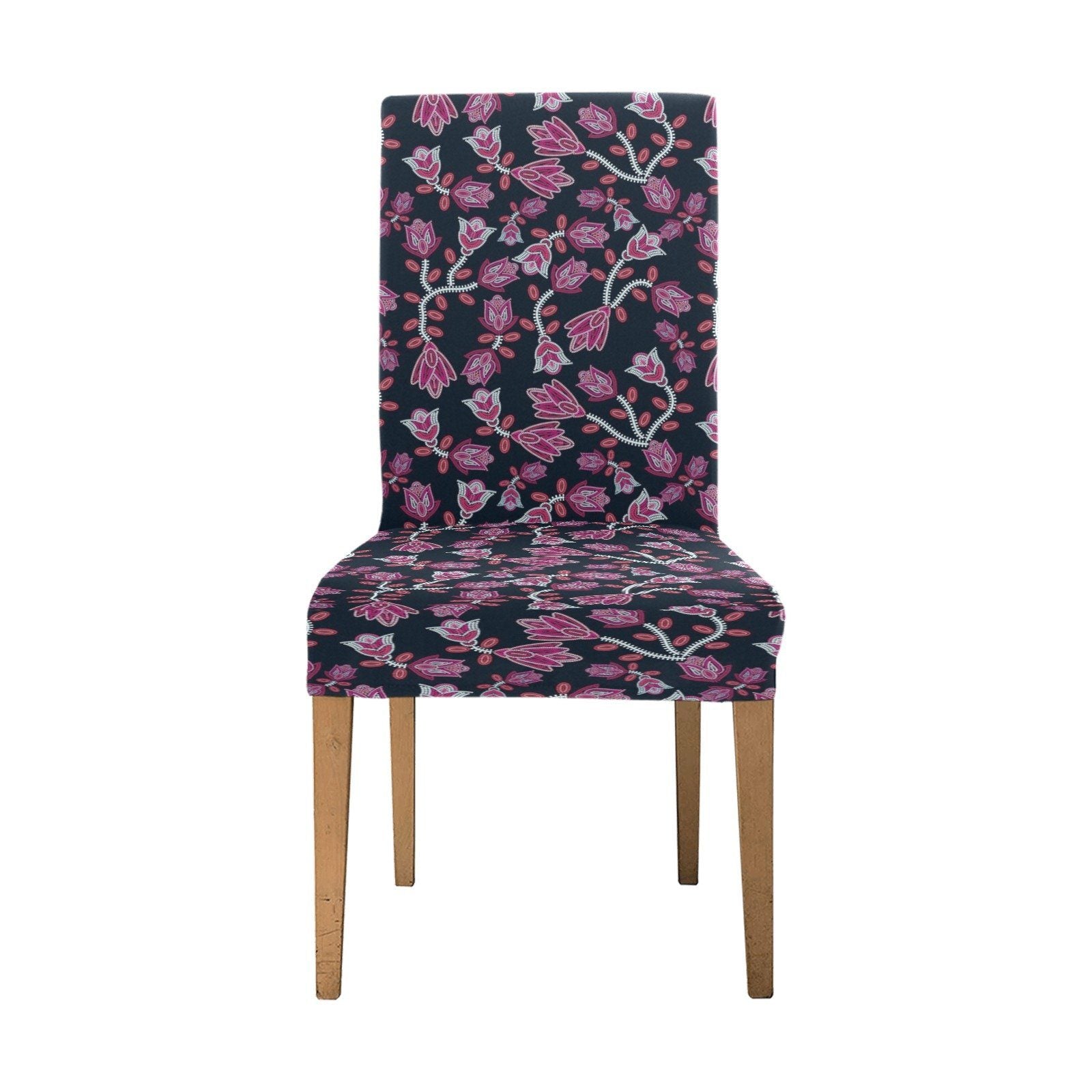 Beaded Pink Chair Cover (Pack of 4) Chair Cover (Pack of 4) e-joyer 