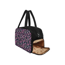 Load image into Gallery viewer, Beaded Pink Fitness Handbag (Model 1671) Fitness Handbag (1671) e-joyer 
