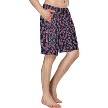 Load image into Gallery viewer, Beaded Pink Men&#39;s All Over Print Casual Shorts (Model L23) short e-joyer 
