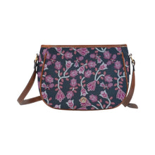 Load image into Gallery viewer, Beaded Pink Saddle Bag/Large (Model 1649) Saddle Bag/Large e-joyer 
