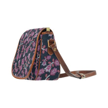 Load image into Gallery viewer, Beaded Pink Saddle Bag/Large (Model 1649) Saddle Bag/Large e-joyer 
