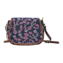 Load image into Gallery viewer, Beaded Pink Saddle Bag/Large (Model 1649) Saddle Bag/Large e-joyer 
