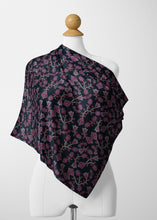 Load image into Gallery viewer, Beaded Pink Satin Shawl Scarf 49 Dzine 
