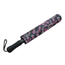 Load image into Gallery viewer, Beaded Pink Semi-Automatic Foldable Umbrella (Model U05) Semi-Automatic Foldable Umbrella e-joyer 
