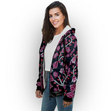 Load image into Gallery viewer, Beaded Pink Sherpa Hoodie hoodie Herman 
