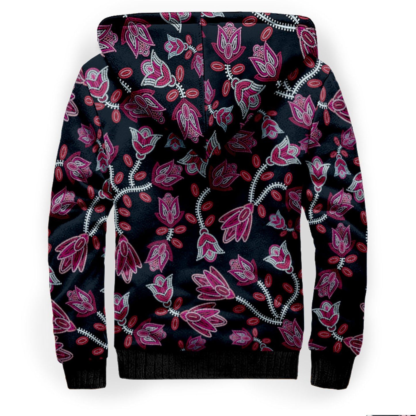Beaded Pink Sherpa Hoodie hoodie Herman 