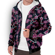 Load image into Gallery viewer, Beaded Pink Sherpa Hoodie hoodie Herman 
