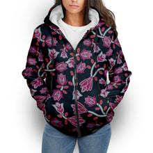 Load image into Gallery viewer, Beaded Pink Sherpa Hoodie hoodie Herman 
