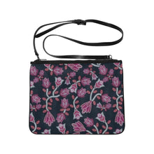 Load image into Gallery viewer, Beaded Pink Slim Clutch Bag (Model 1668) Slim Clutch Bags (1668) e-joyer 
