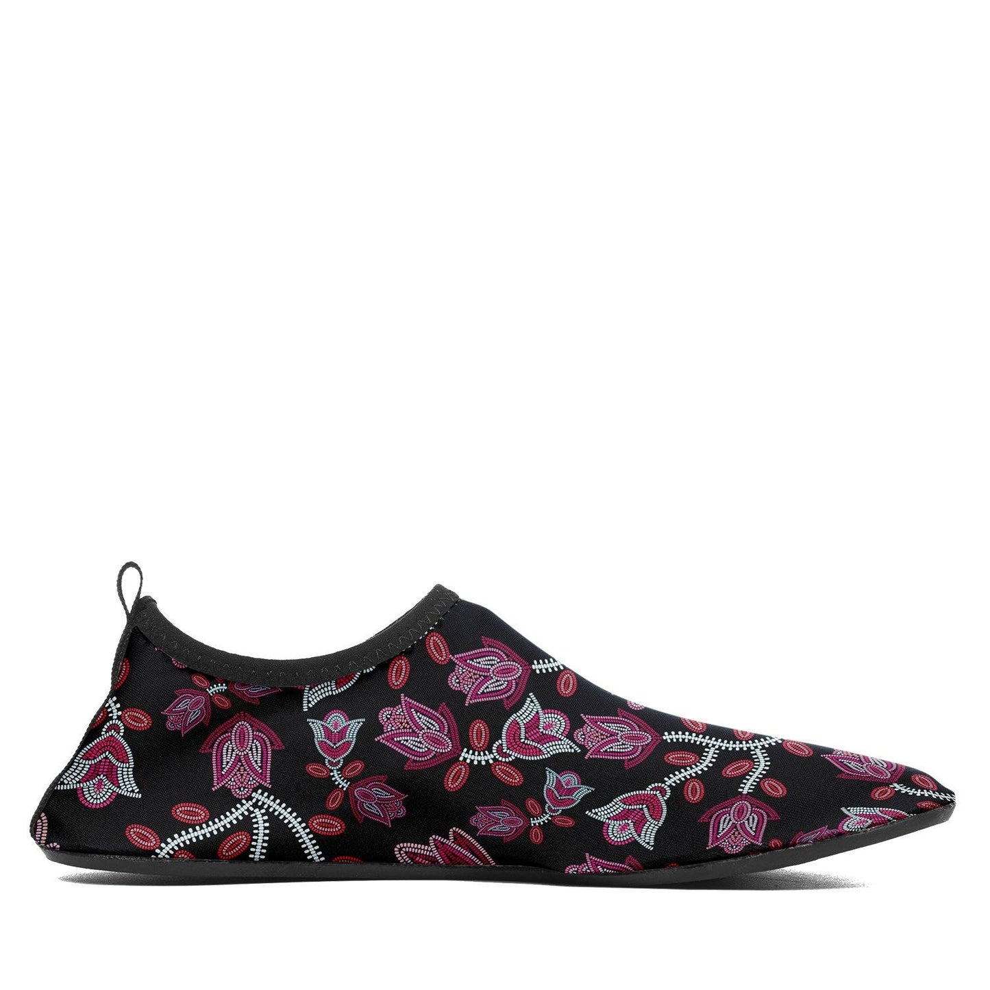 Beaded Pink Sockamoccs Kid's Slip On Shoes Herman 