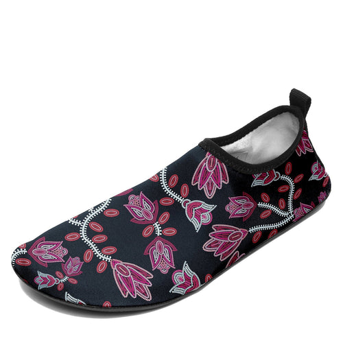 Beaded Pink Sockamoccs Slip On Shoes Herman 