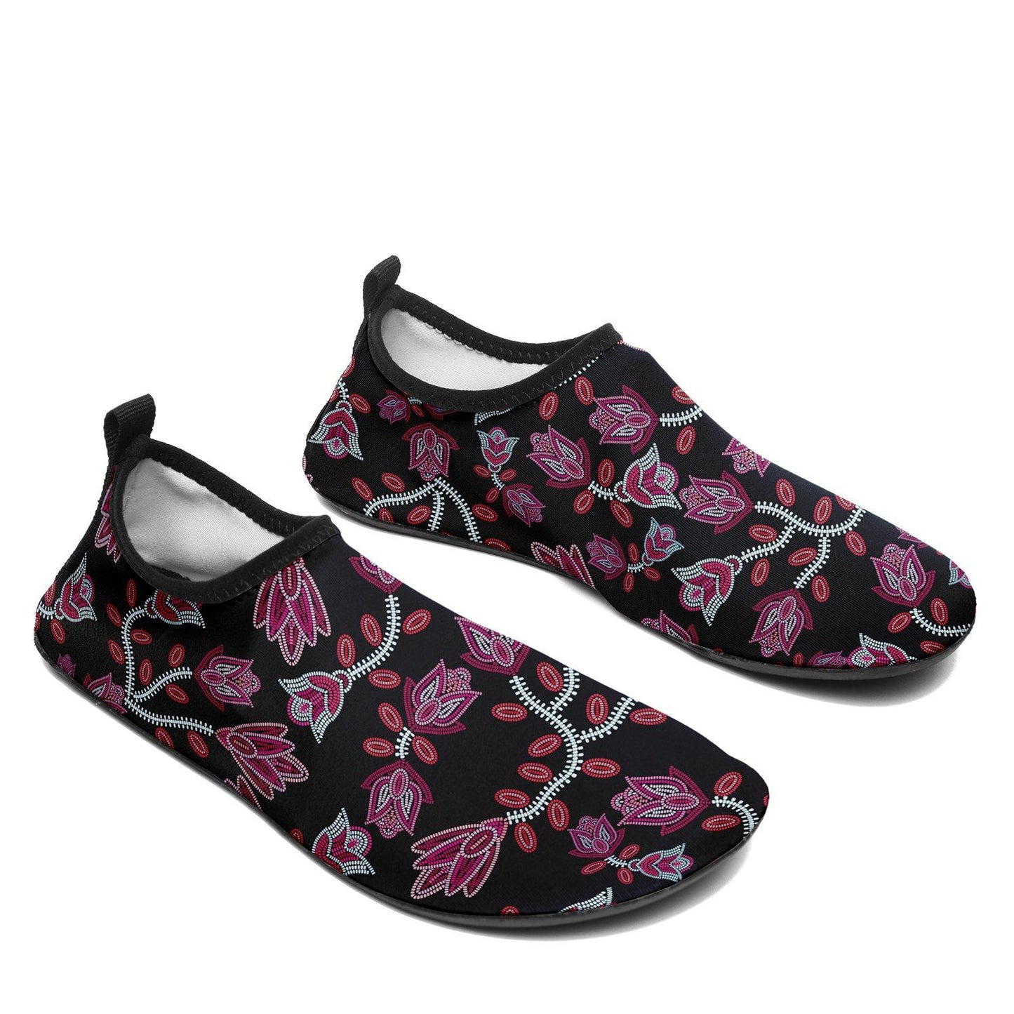 Beaded Pink Sockamoccs Slip On Shoes Herman 