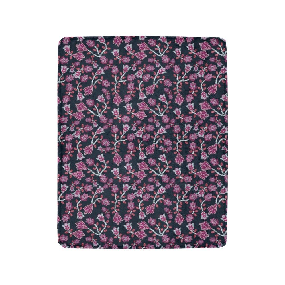 Beaded Pink Ultra-Soft Micro Fleece Blanket 40