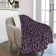 Load image into Gallery viewer, Beaded Pink Ultra-Soft Micro Fleece Blanket 50&quot;x60&quot; Ultra-Soft Blanket 50&#39;&#39;x60&#39;&#39; e-joyer 
