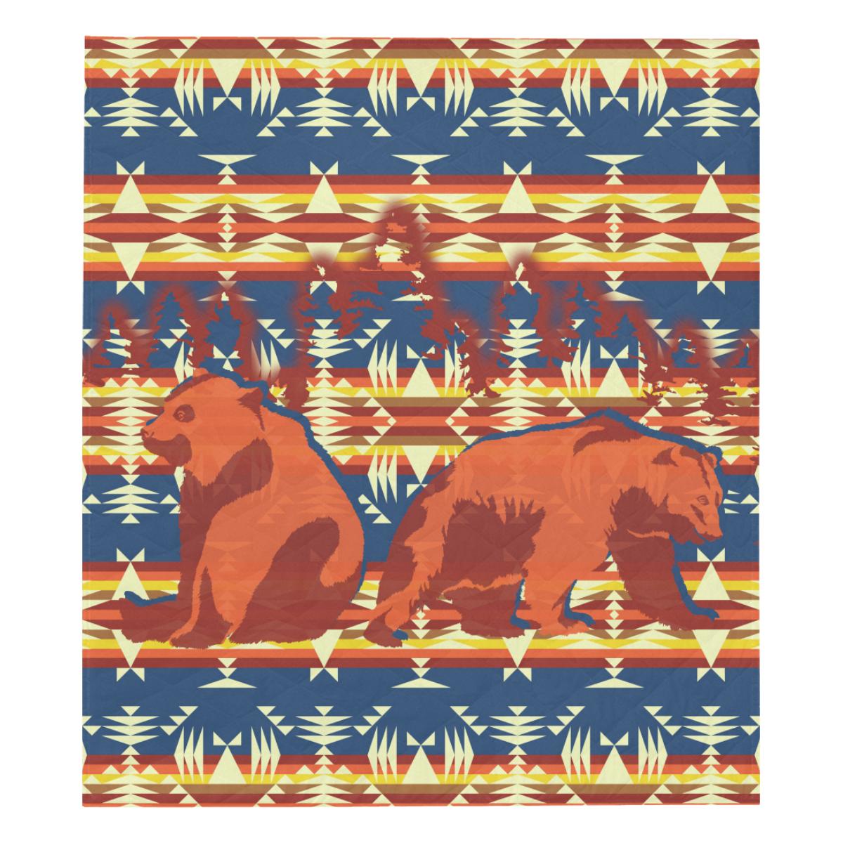 Bear Canyon Quilt 70"x80" blanket e-joyer 