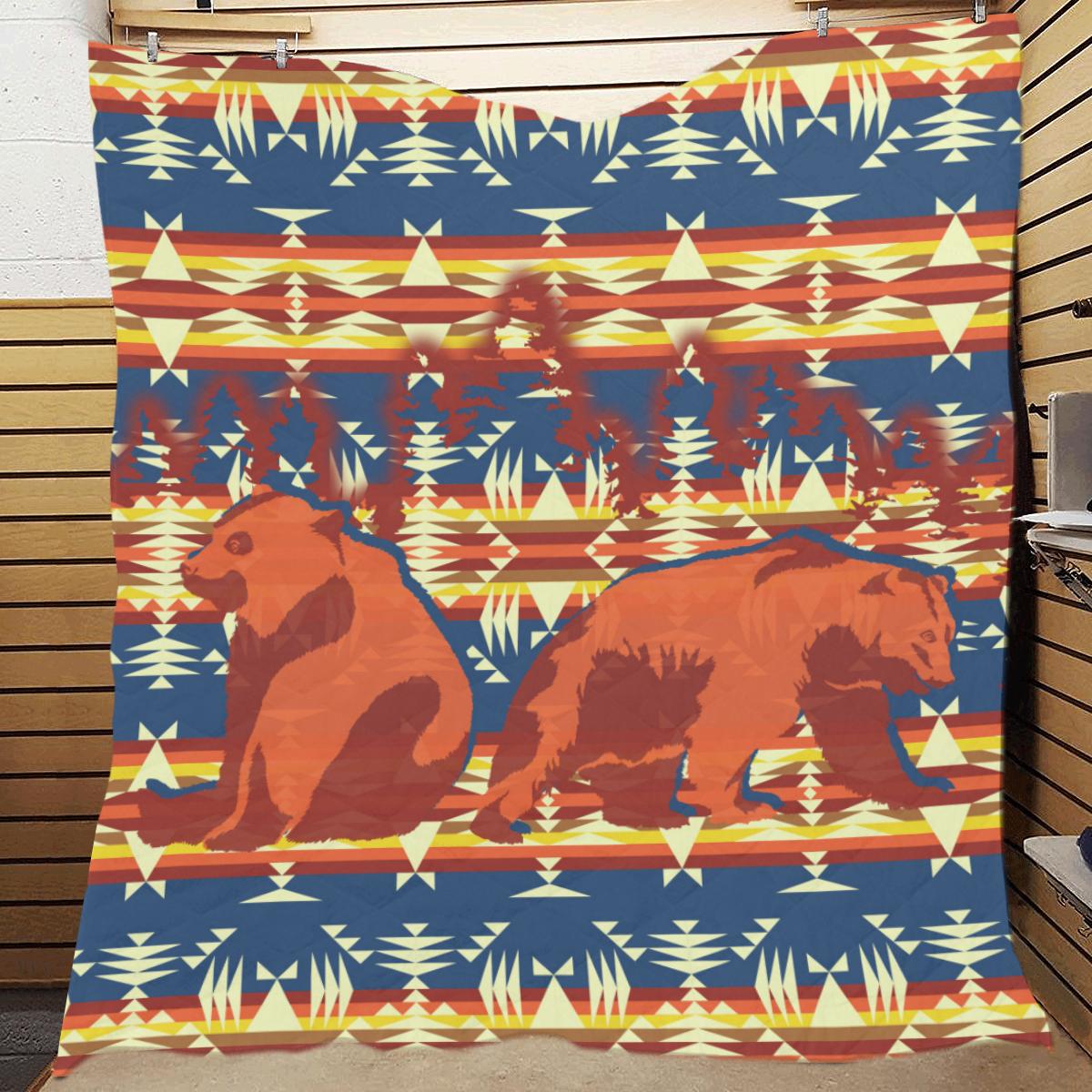 Bear Canyon Quilt 70"x80" blanket e-joyer 