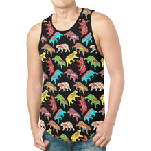 Load image into Gallery viewer, Bear Powwow New All Over Print Tank Top for Men (Model T46) New All Over Print Tank Top for Men (T46) e-joyer 
