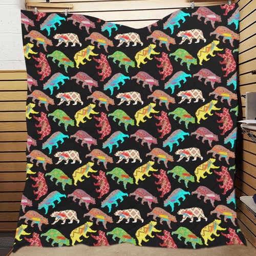 Bear Powwow Quilt 70