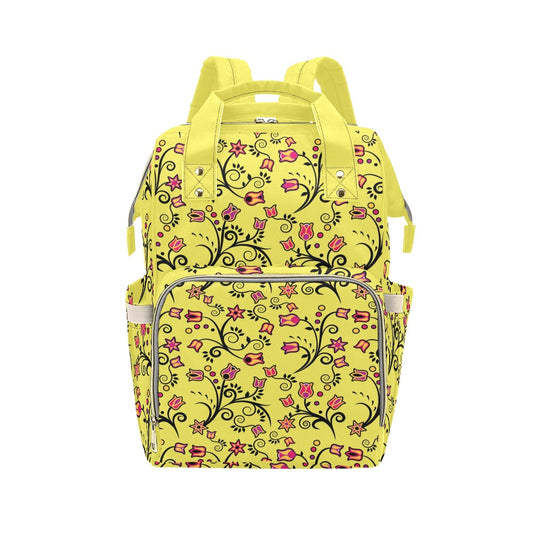 Key Lime Star Multi-Function Diaper Backpack/Diaper Bag