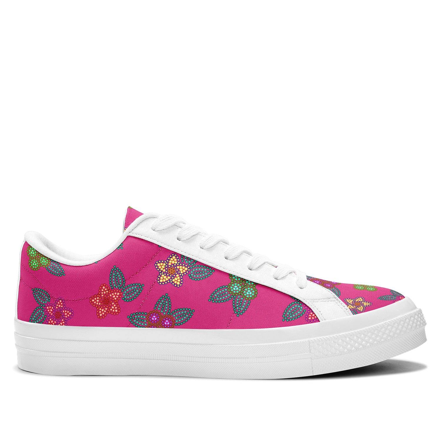 Berry Flowers Aapisi Low Top Canvas Shoes White Sole aapisi Herman 