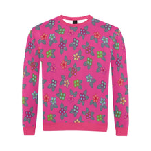 Load image into Gallery viewer, Berry Flowers All Over Print Crewneck Sweatshirt for Men (Model H18) shirt e-joyer 
